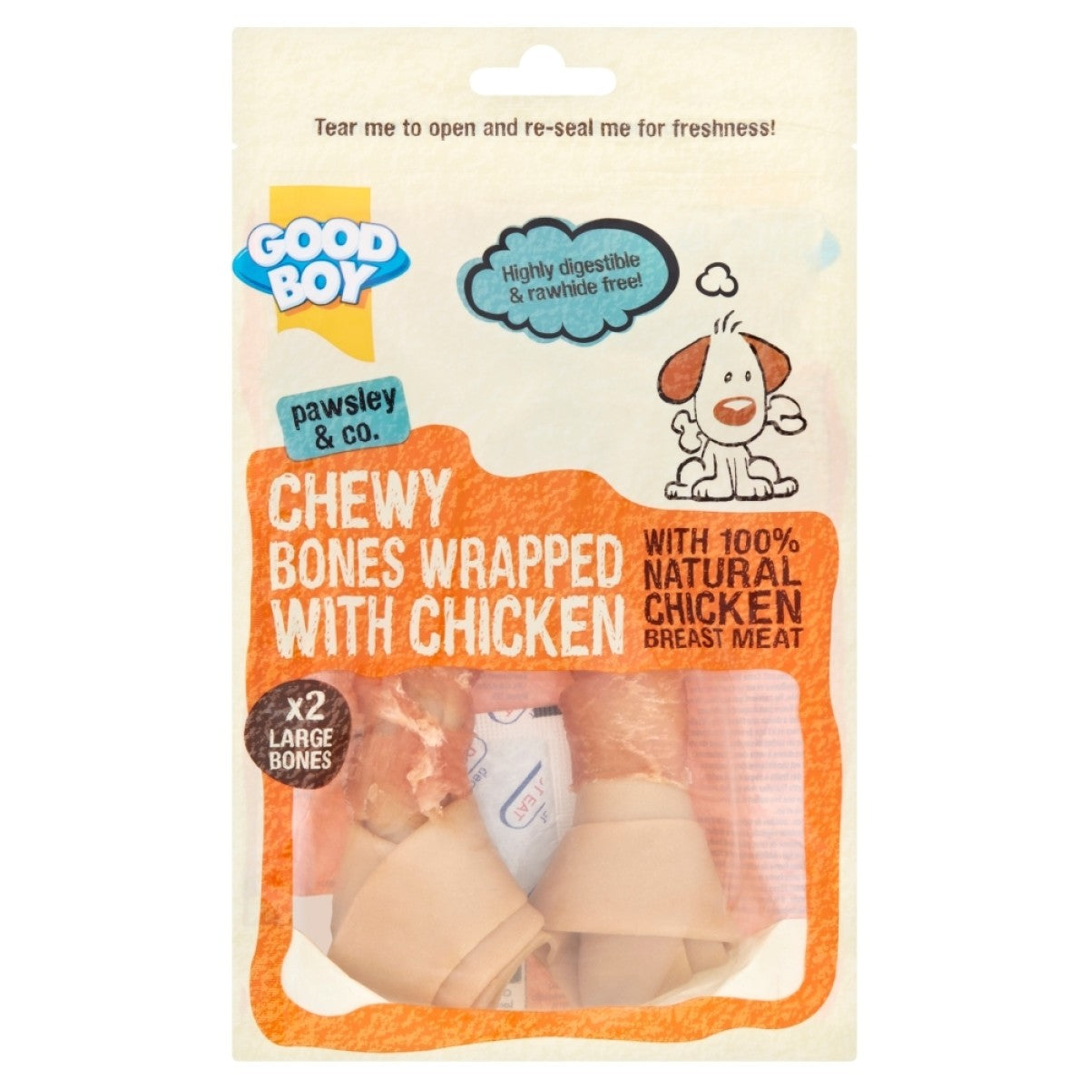 Chicken Wrap Bone Large 2 Pk