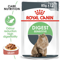 Thumbnail for Feline Care Nutrition Digest Sensitive Gravy (WET FOOD - Pouches) 12 x 85g