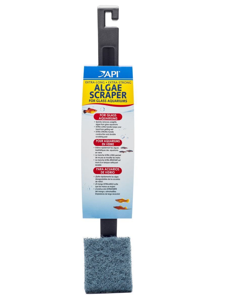 API ALGAE SCRAPER FOR GLASS AQUARIUMS - EXTRA LONG