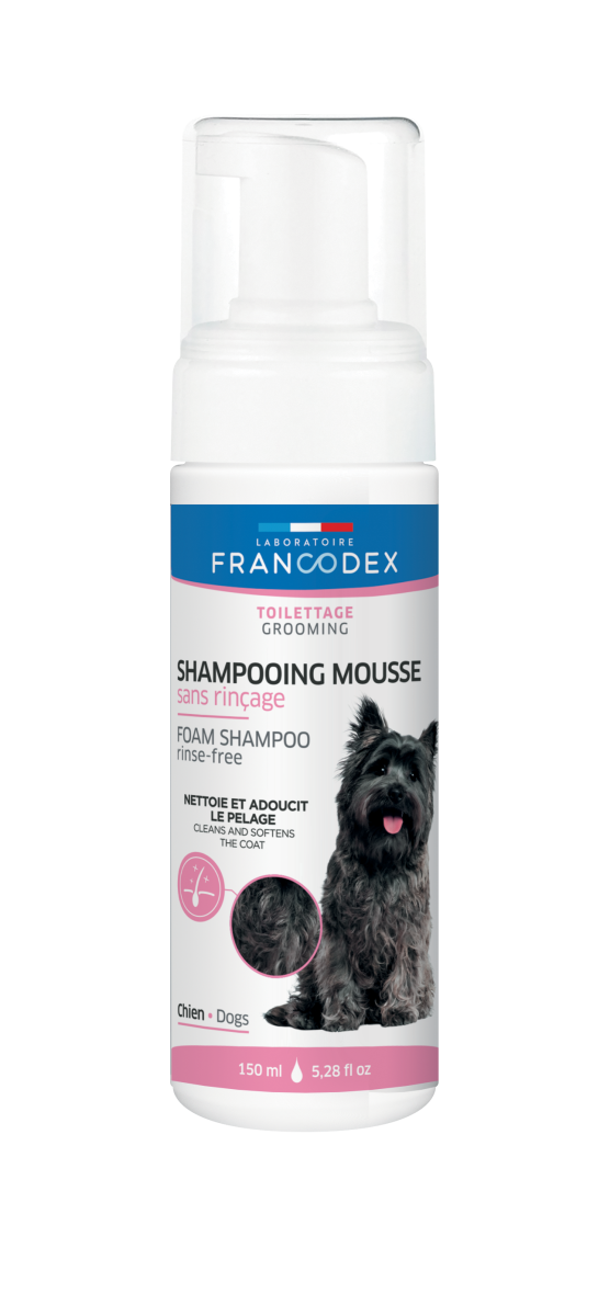 Francodex Rinse-Free Foam Shampoo For Dogs 150ml