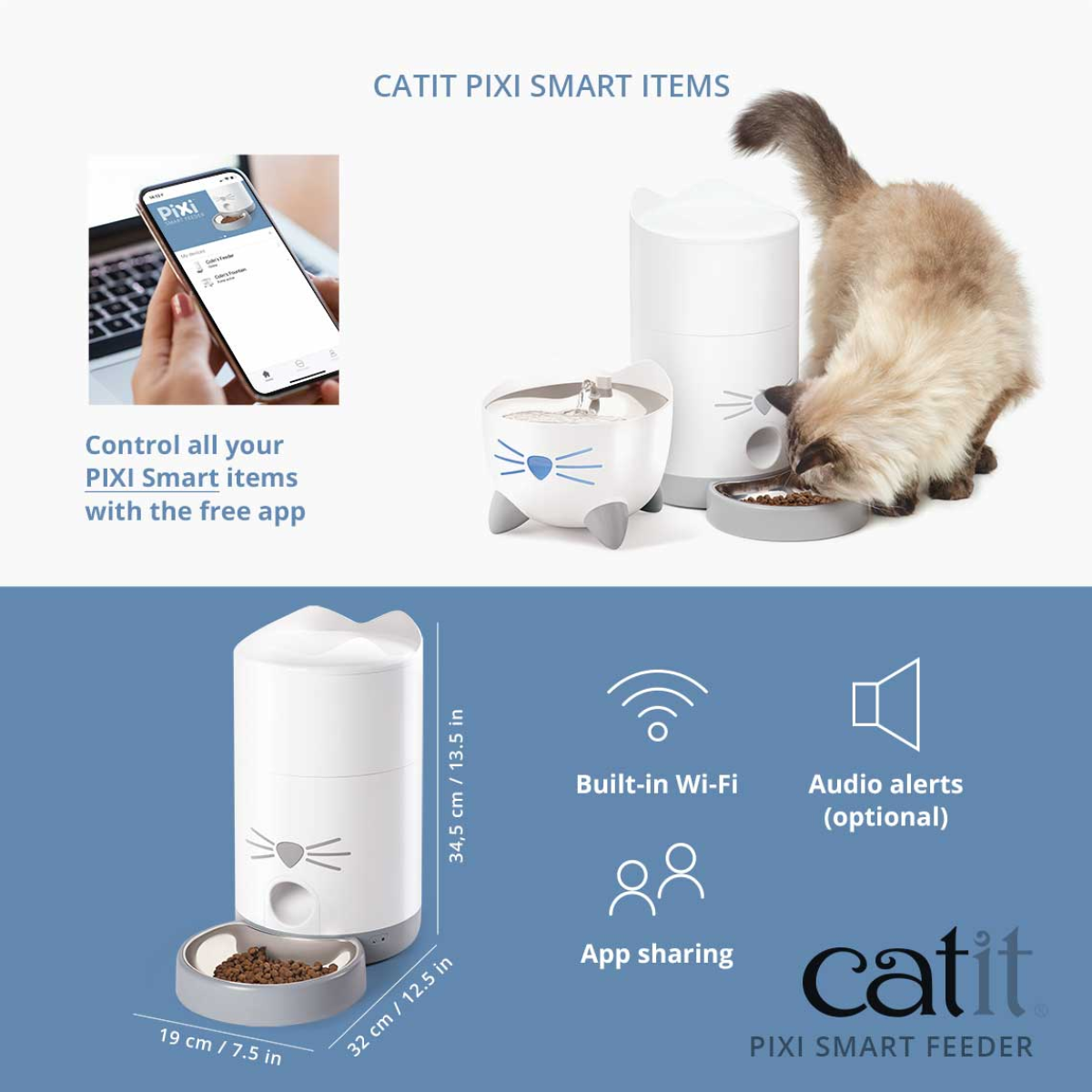 Catit PIXI Smart Dry Food Feeder