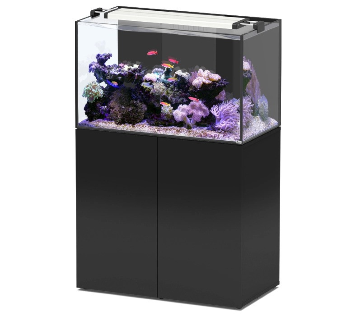 AQUAVIEW 92 AQUARIUM + CABINET 212L 2WD BLACK - 92x50x55cm