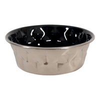 Thumbnail for Diamonds Stainless Non-Slip Dog Bowls - Black 1.15L