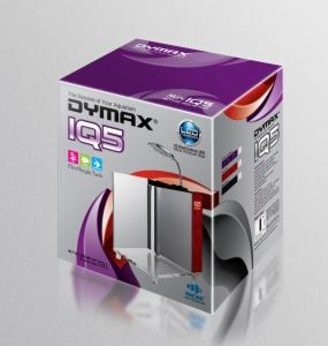 IQ5 Mini Acrylic Aquarium - Purple