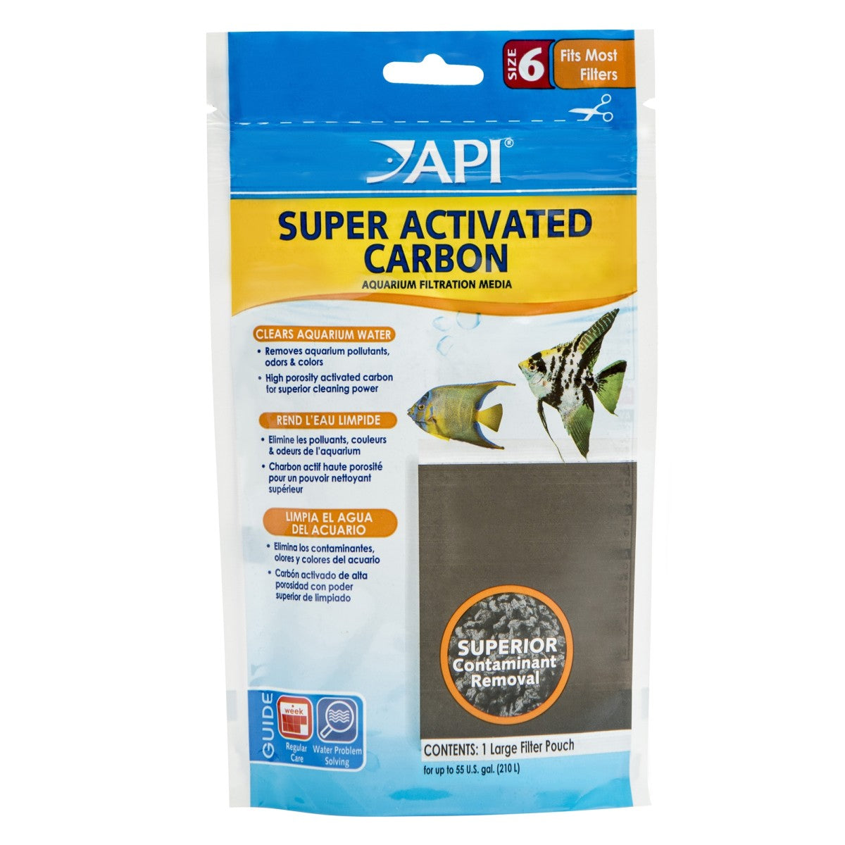 API Super Activated Carbon Pouch, Size 6