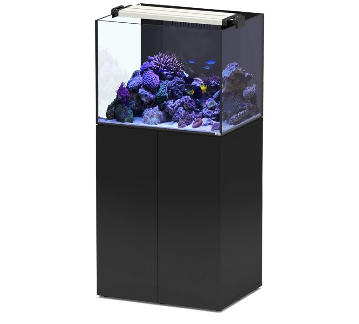 AQUAVIEW 65 AQUARIUM + CABINET 136L 2WD BLACK - 65x50x50cm