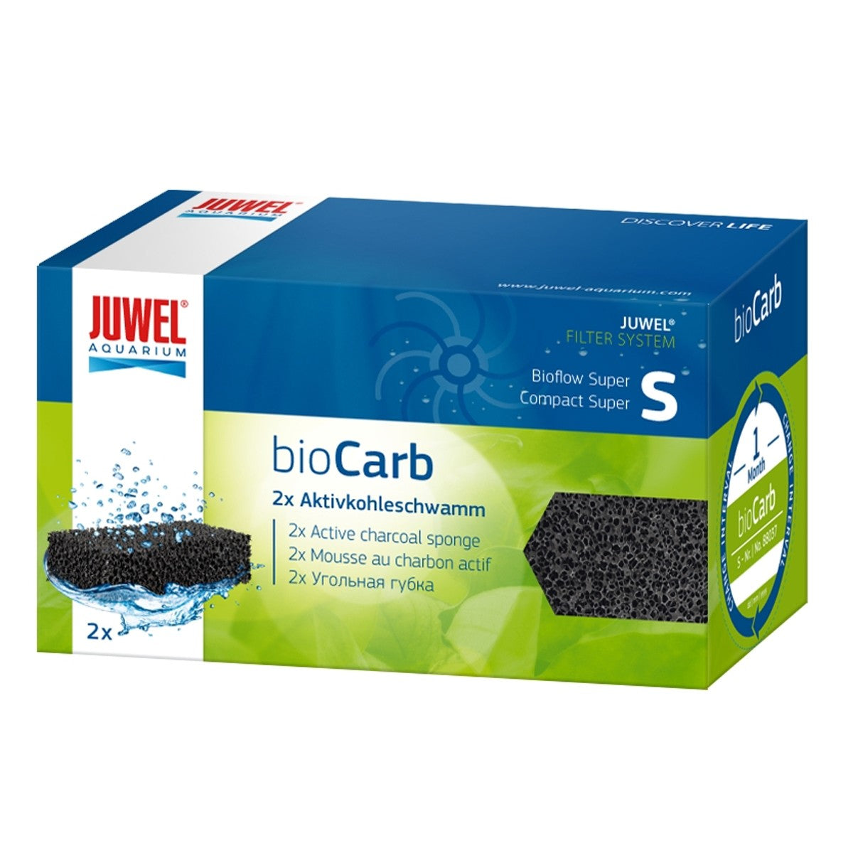 BioCarb S Charcoal Sponge (for Bioflow Super/Compact S)