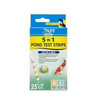 Thumbnail for API 5 in 1 Pond Water Test Strips, 25 count