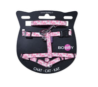 Thumbnail for Confetti Cat Harness & Lead - Pink / XS