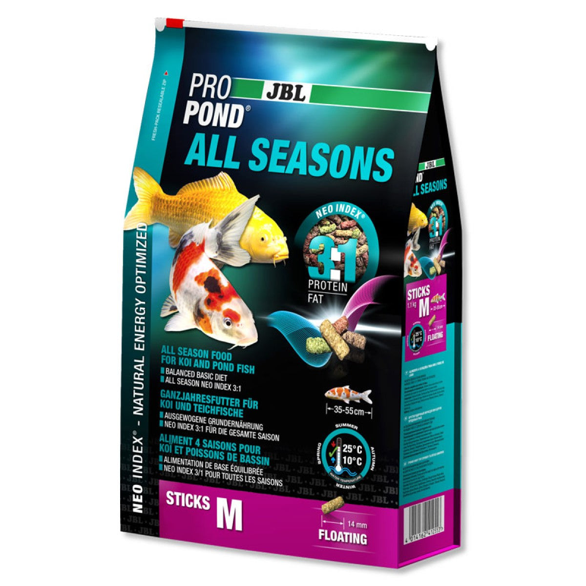 JBL ProPond All Seasons M 7.5kg Promo Pack 30% Free