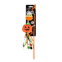 Thumbnail for Naughty Or Trick Cat Pumpkin & Candy Wand