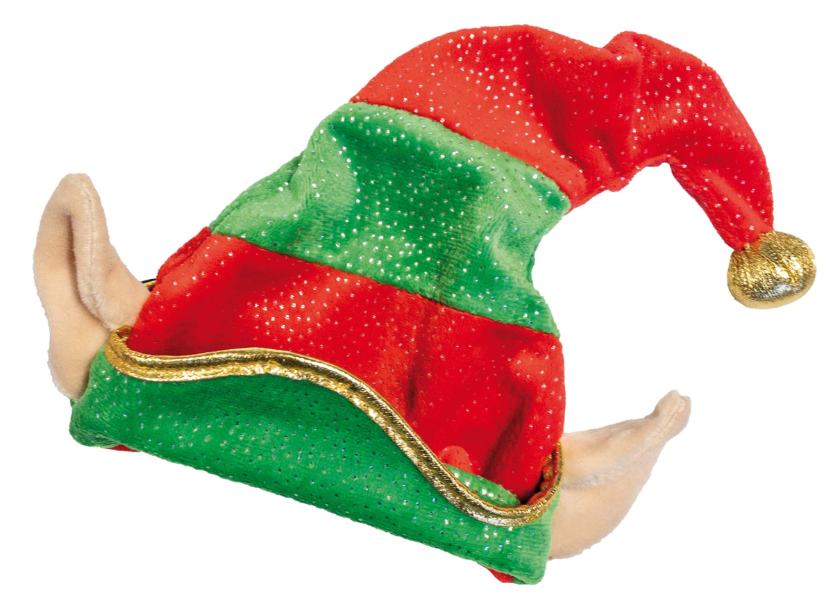 CHRISTMAS HAT ELF EARS 15 cm