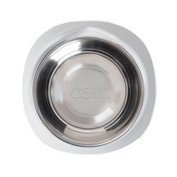 Thumbnail for Catit Pixi Dual Feeding Feeding Dish - White