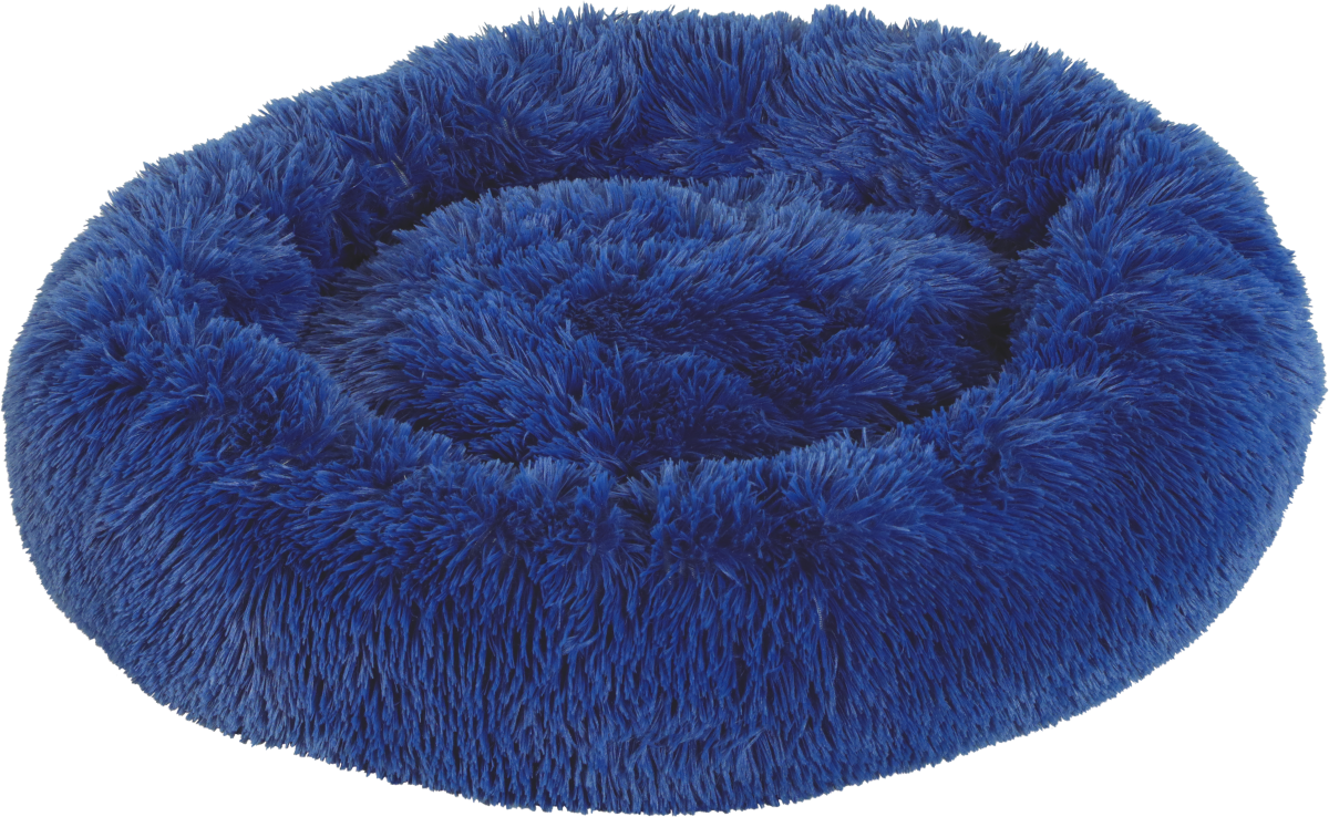 Noe Long-Haired Cushion For Cats 80 cm, Blue