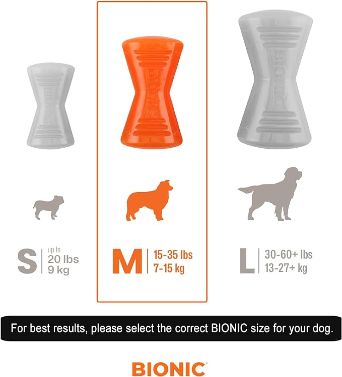 BIONIC Bone, Medium, 12cm