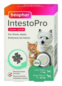 Thumbnail for IntestoPro Anti Diarrhea Tablet Small Dog & Cat 20 tab