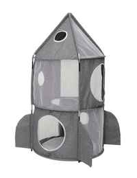 Thumbnail for Catit Vesper Cat Tower Rocket - Grey/50x50x90 cm