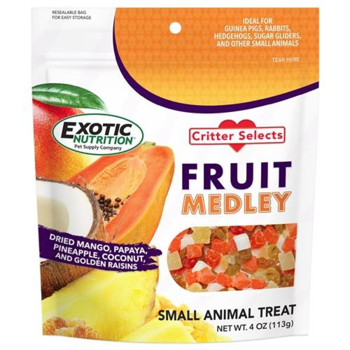 Critter Selects Fruit Medley Treat 4oz