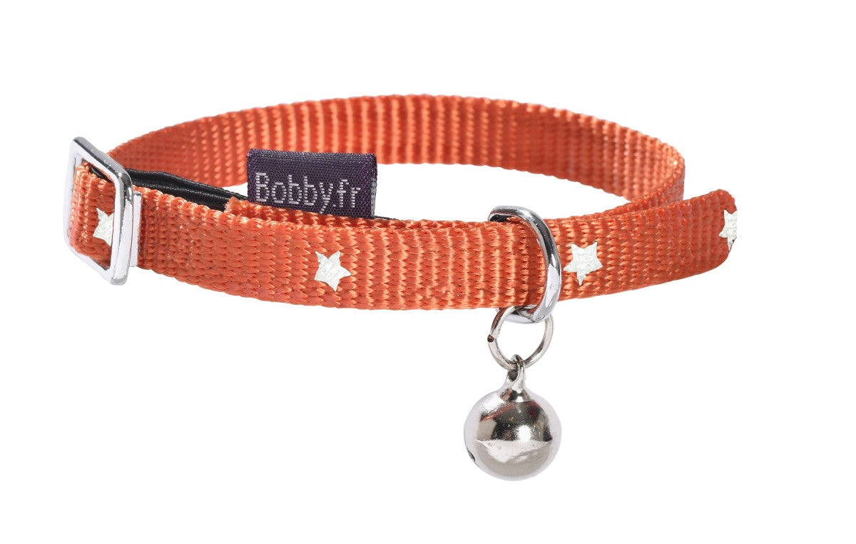 Midnight Cat Collar - Orange