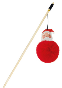 Thumbnail for CHRISTMAS CAT POLE FLUFFY SANTA 40cm