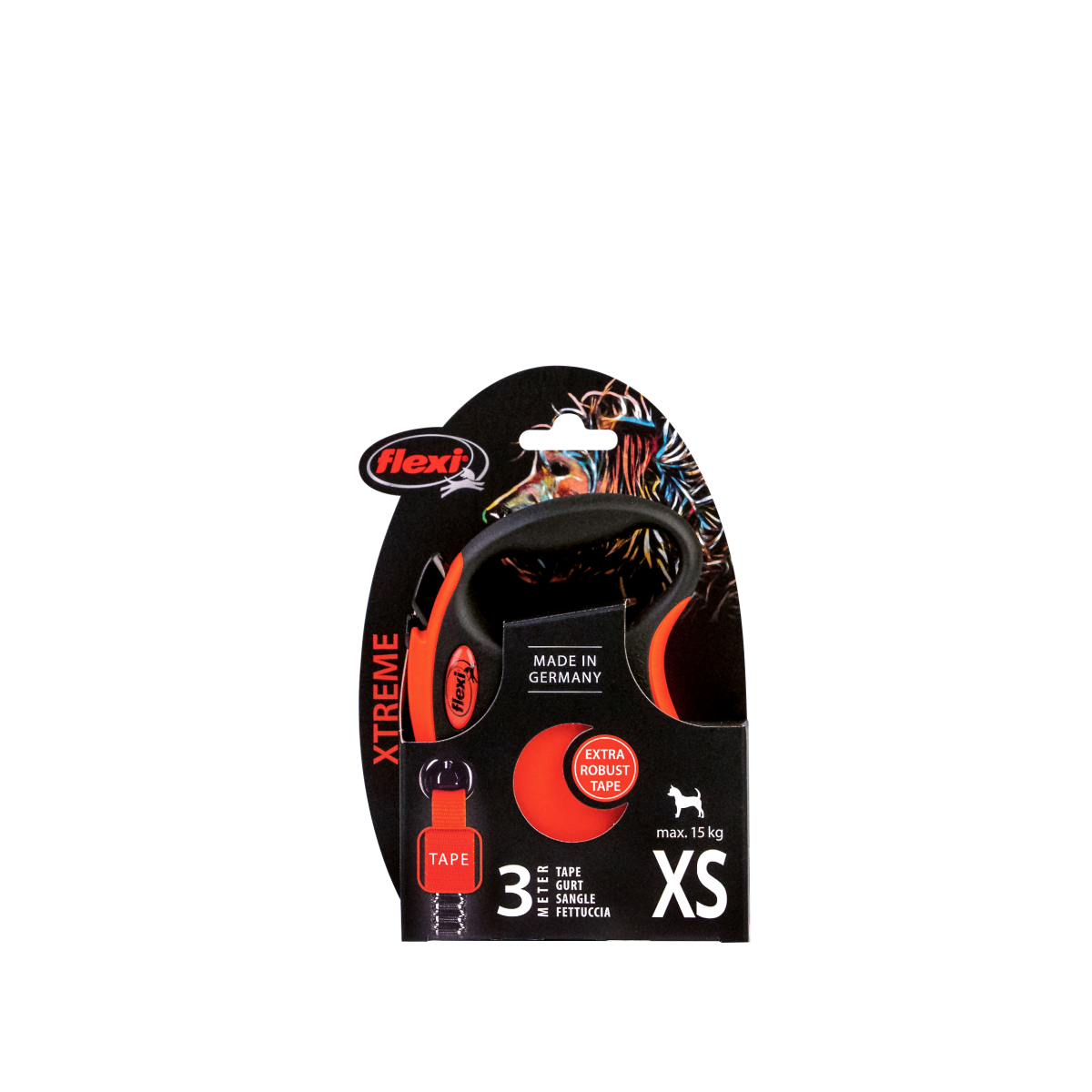 Xtreme Tape 3m, Black/Orange, XS