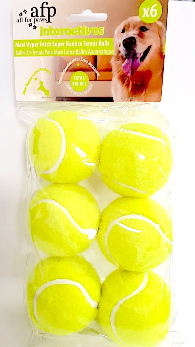 Maxi Fetch Super Bounce Tennis Ball - 6 pcs