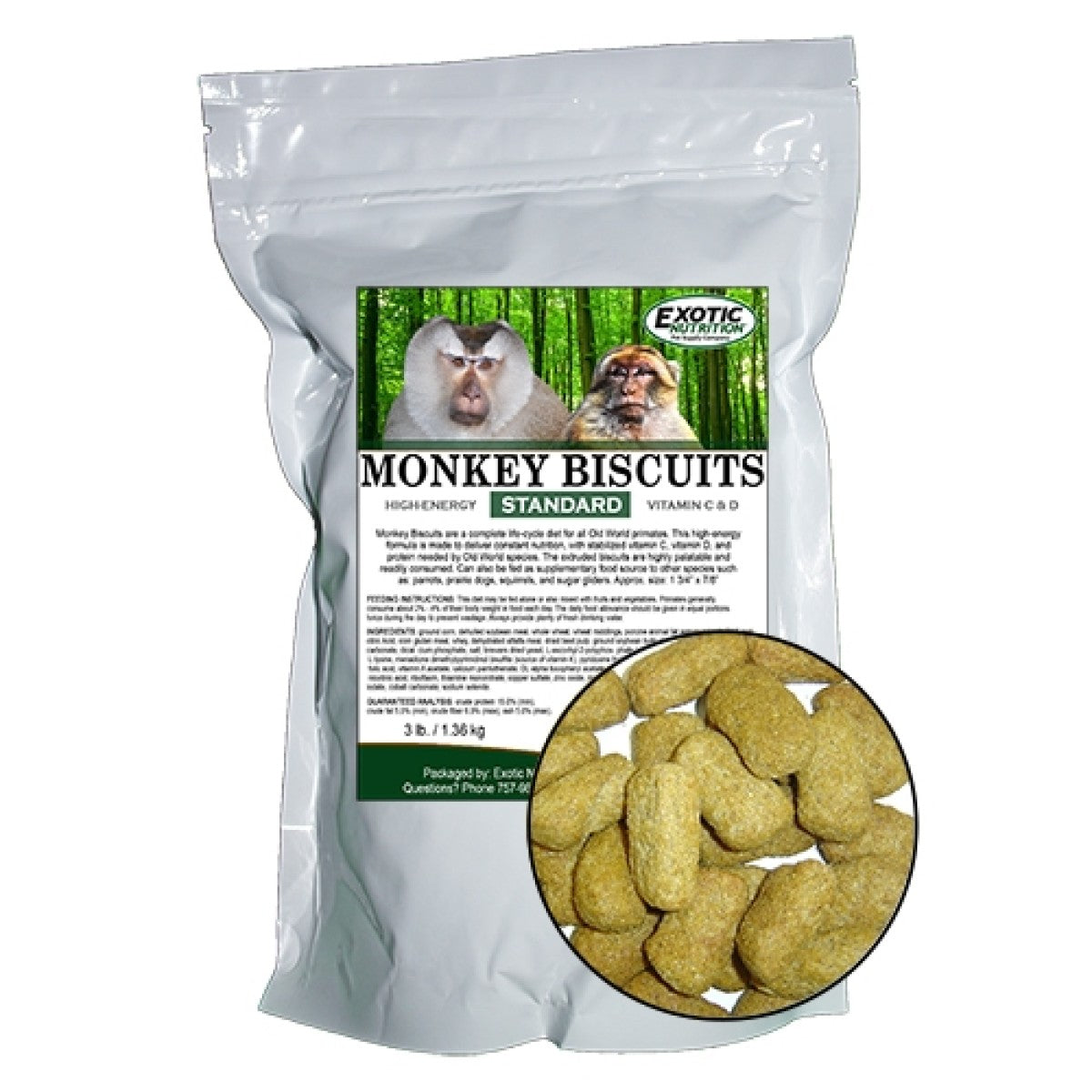 Monkey Biscuits - 3LB (1.36kg)