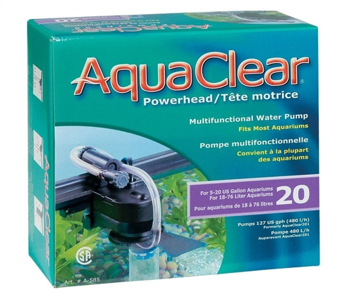 AquaClear Powerhead #20-V 76L