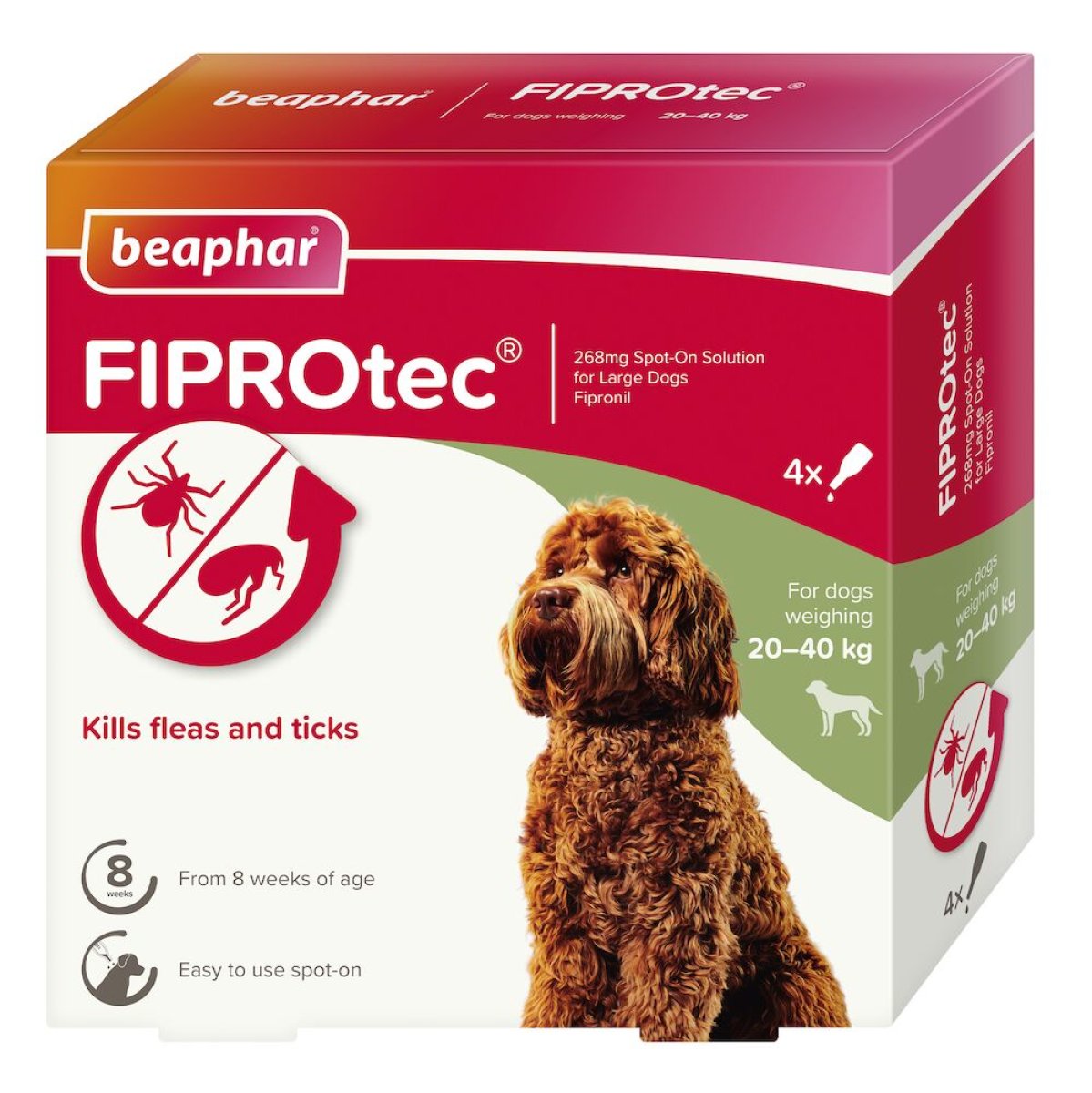 Fiprotec for Large Dog - 4 Pipettes