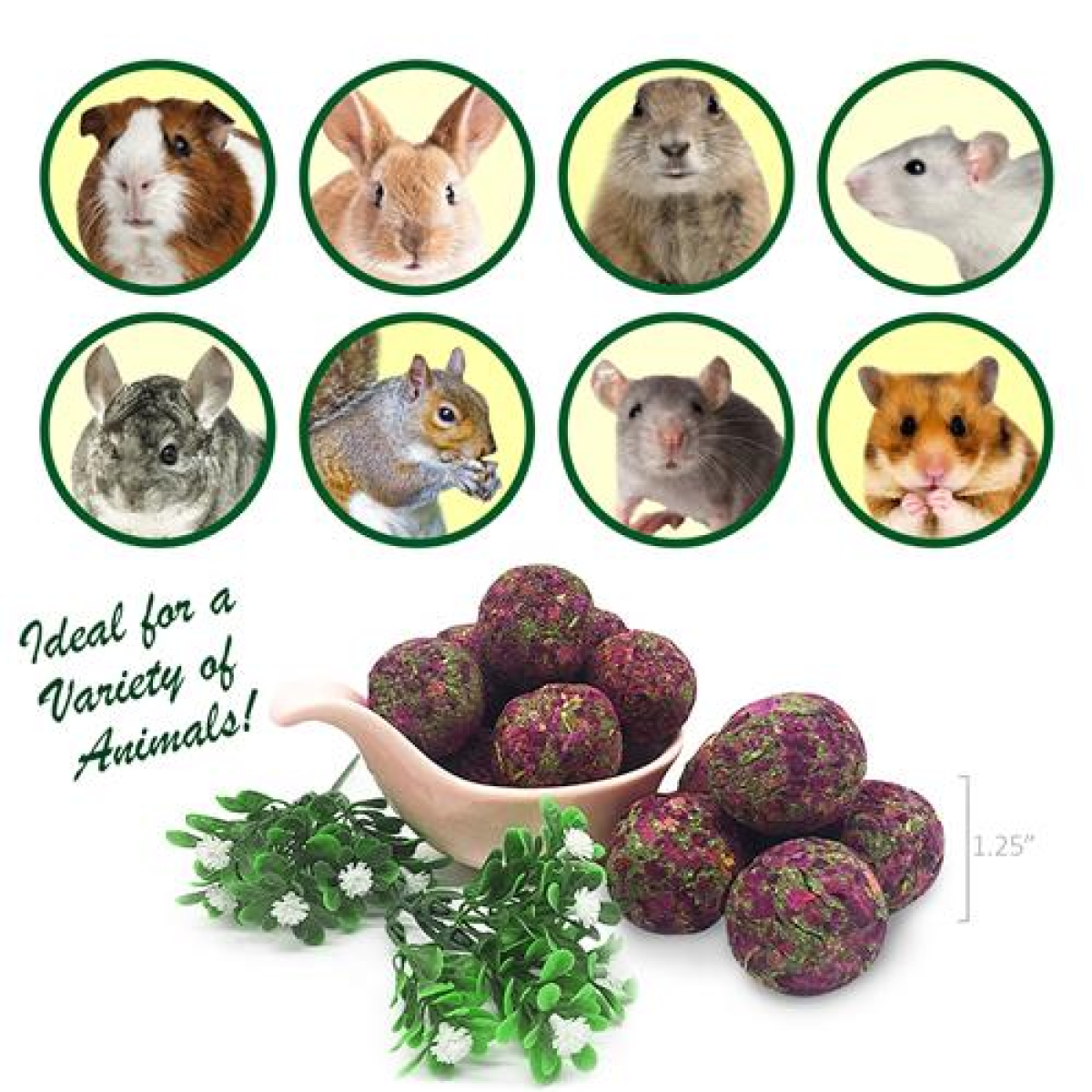 Munchers Rose Petals & Timothy Chew Balls - 6 pcs