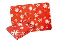 Thumbnail for CHRISTMAS BLANKET RED SNOW 100X70 cm