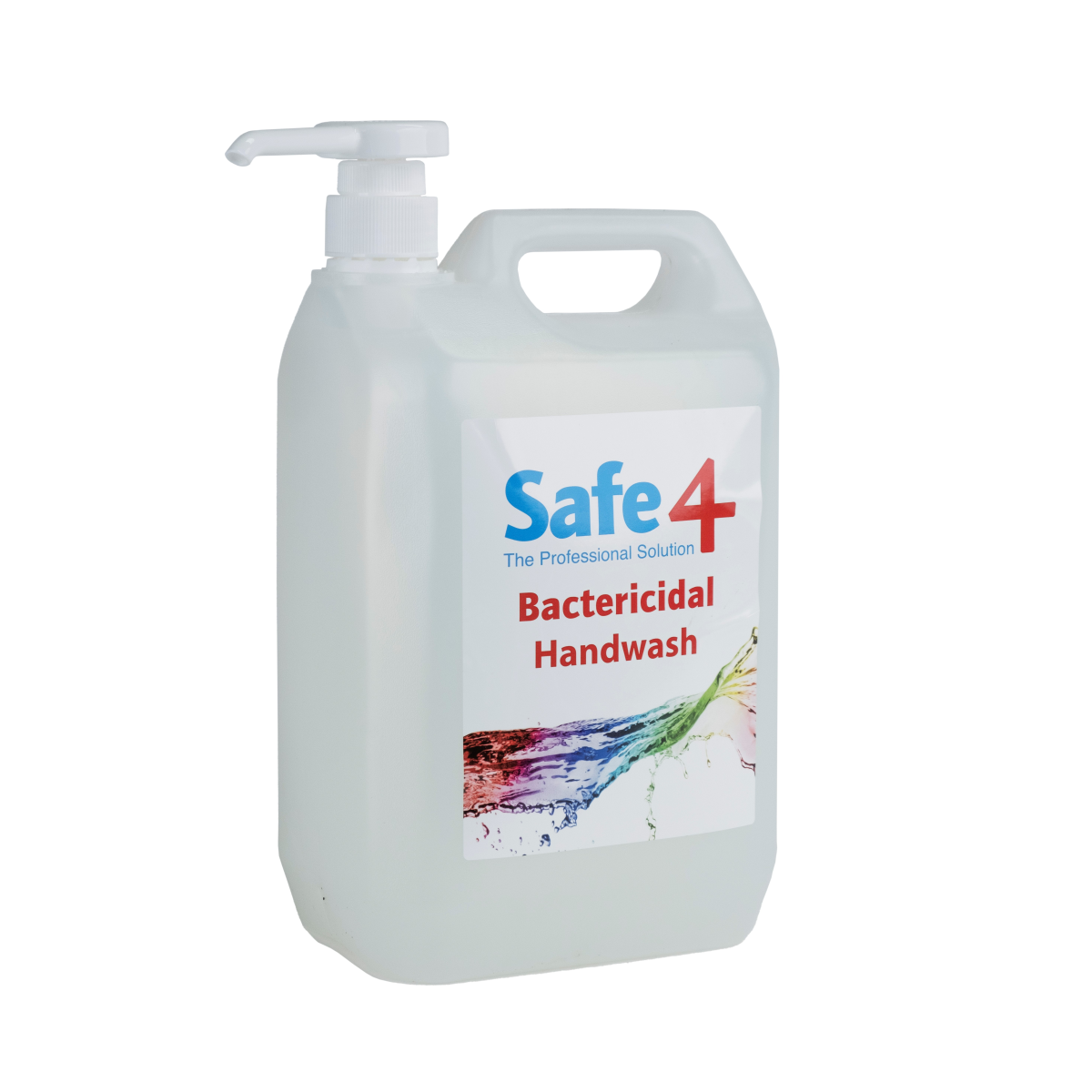 Safe4 Bactericidal Handwash 5 Litre with Pump