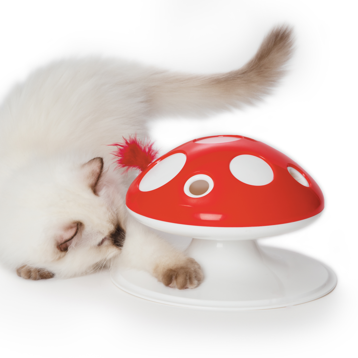 Catit Senses 2.0 Interactive Feather Toy - Mushroom