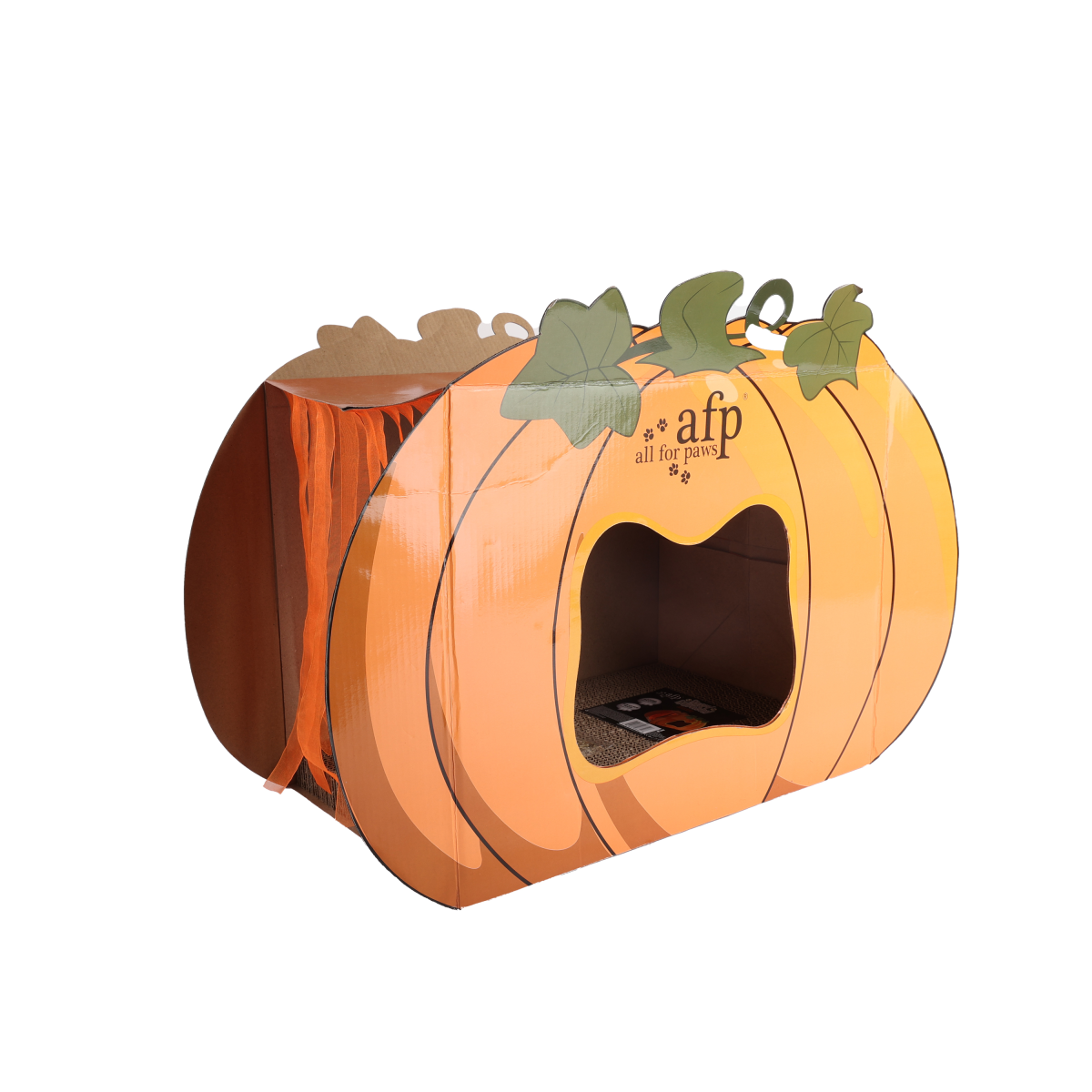 Pumpkin Cat Scratcher Cave