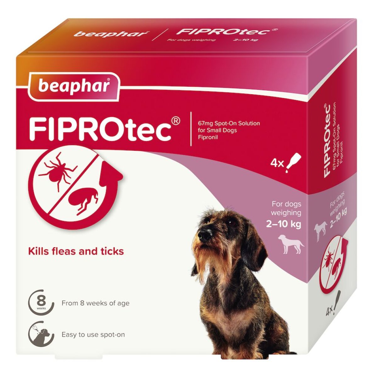 Fiprotec for Small Dog - 4 Pipettes