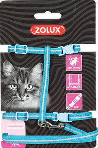 Thumbnail for CAT HARNESS & LEASH KIT - BLUE