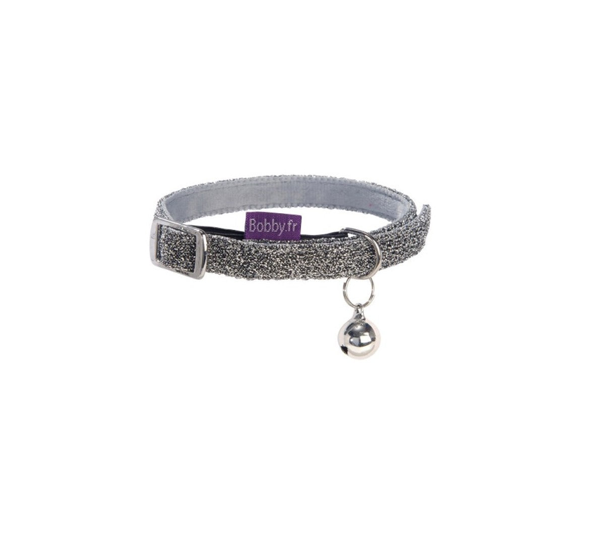 Disco Cat Collar - Silver / XS