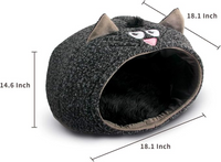 Thumbnail for Nest Cat Bed Black