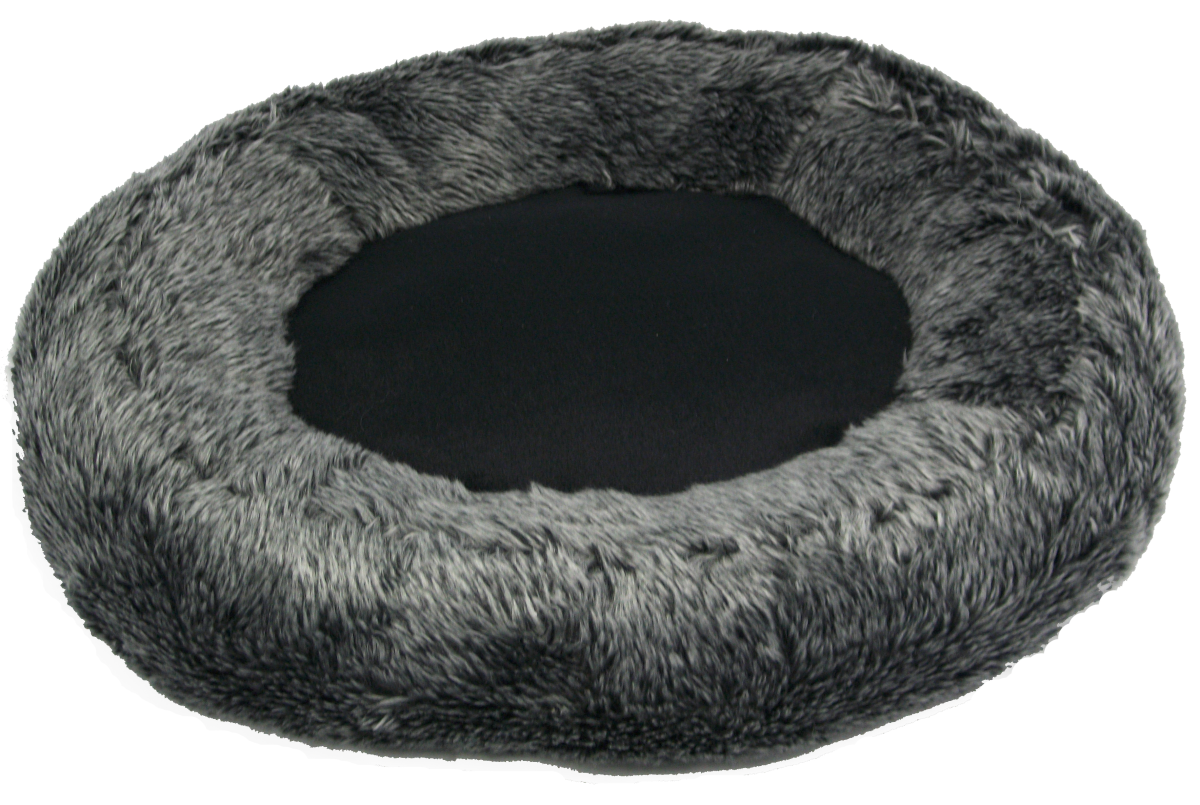 Mikki Cat Luxury Snoozer Bed Pillow, Charcoal