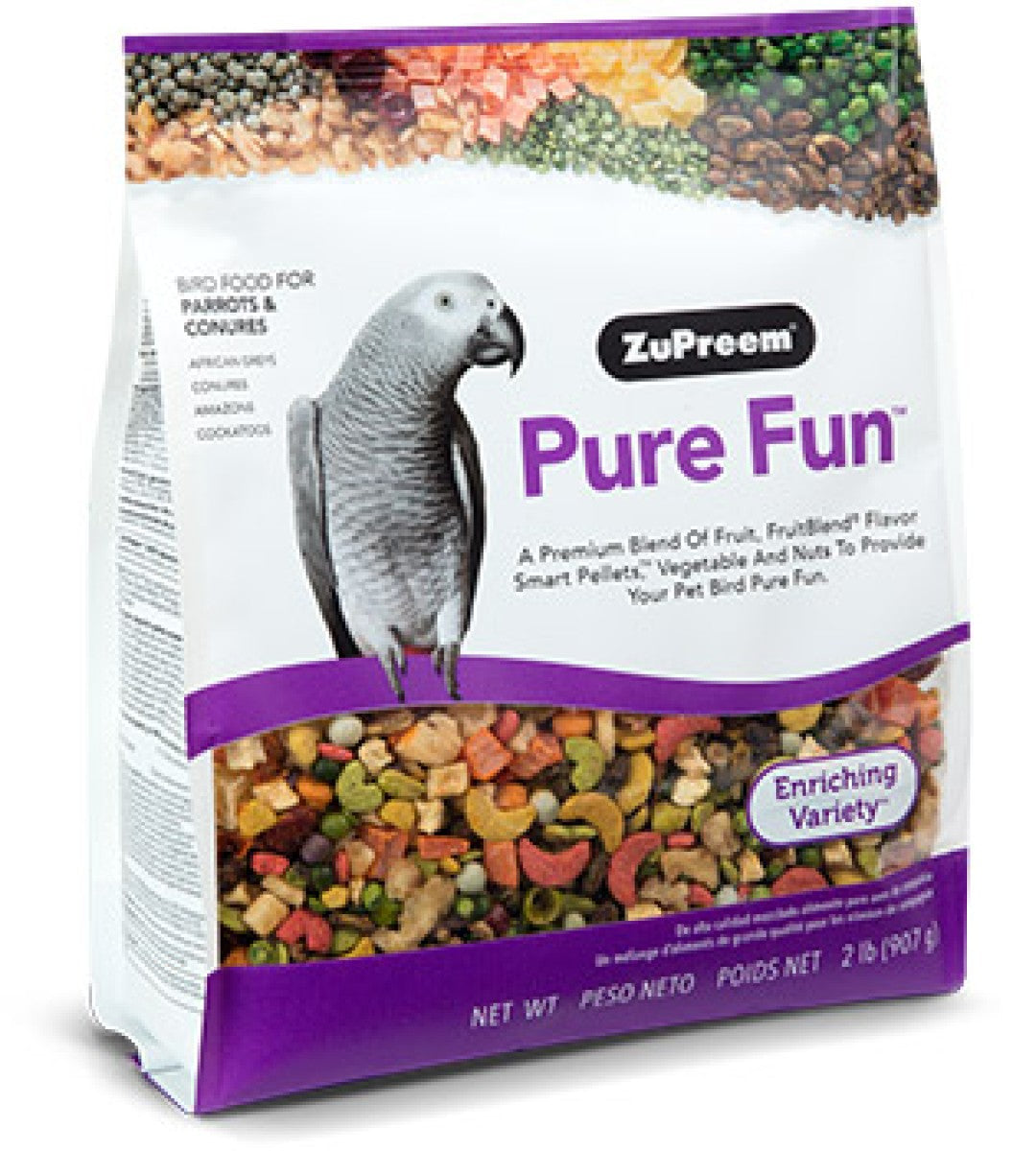 Pure Fun Parrots & Conures 2lb (0.91kg)