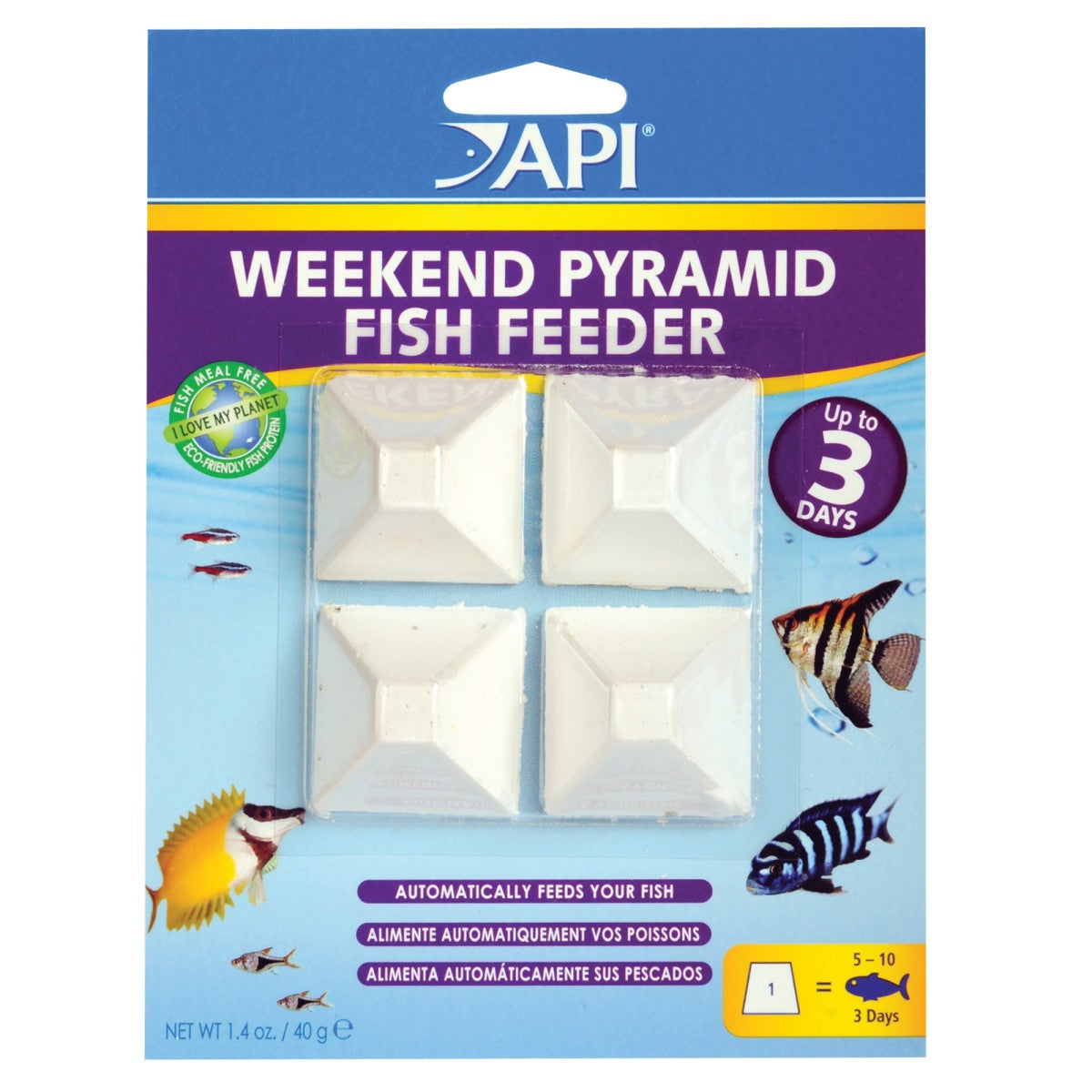 API Weekend Pyramid Fish Feeder