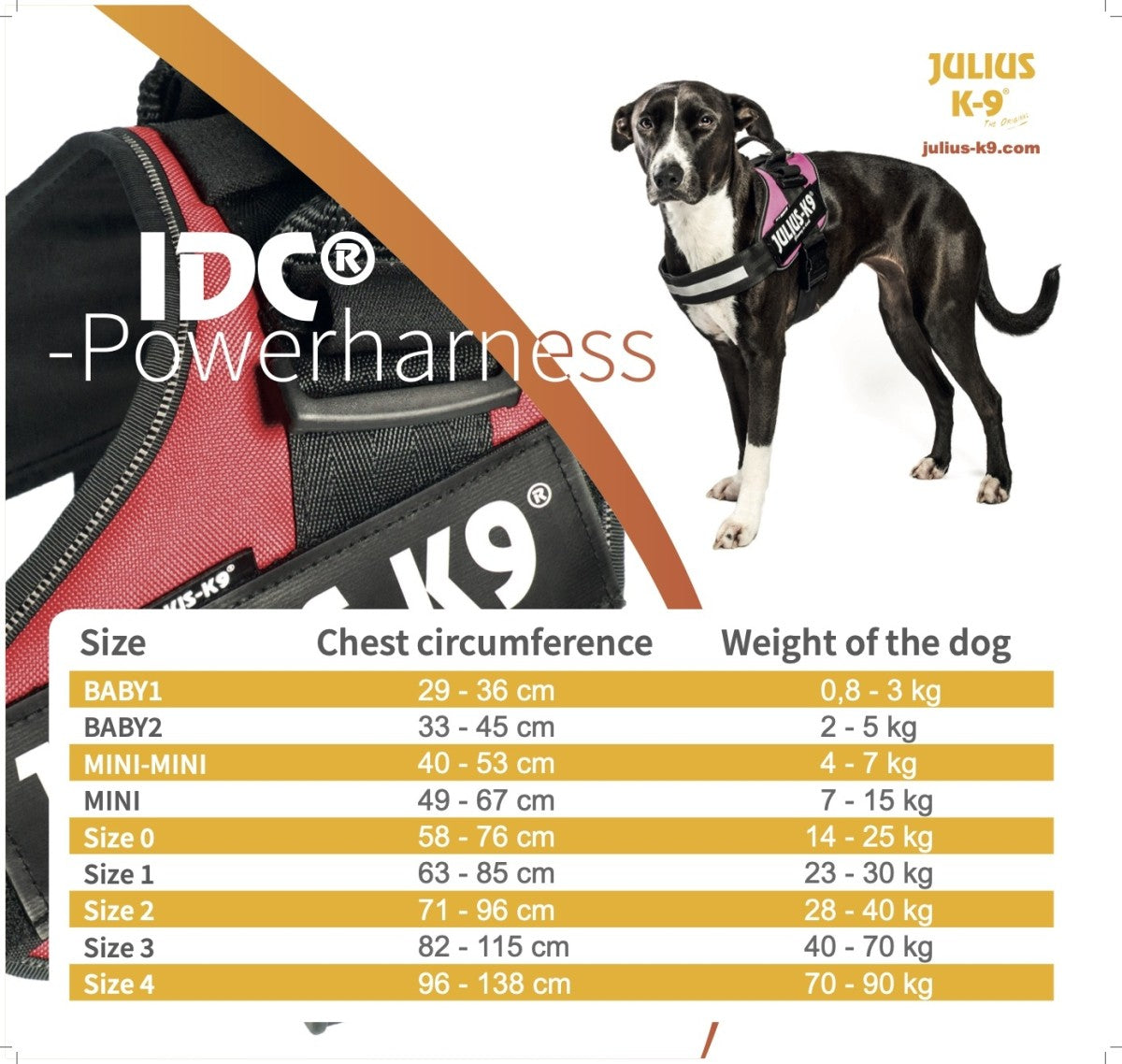 IDC High Visibility Powerharness Size: 0 UV orange