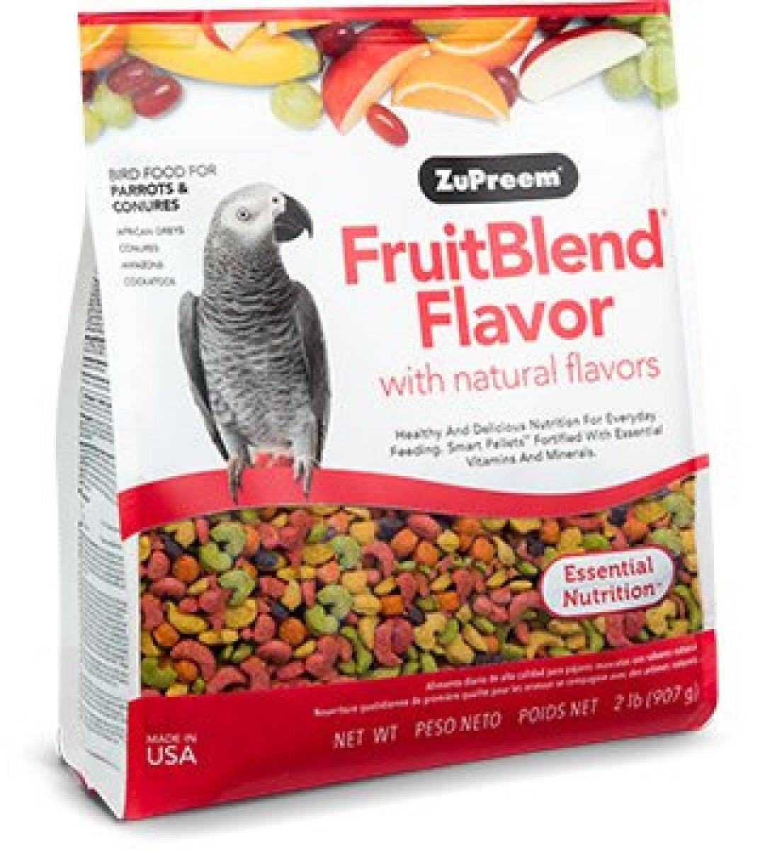 FruitBlend Flavor Medium & Large Parrot Food 3.5lb (1.59kg)