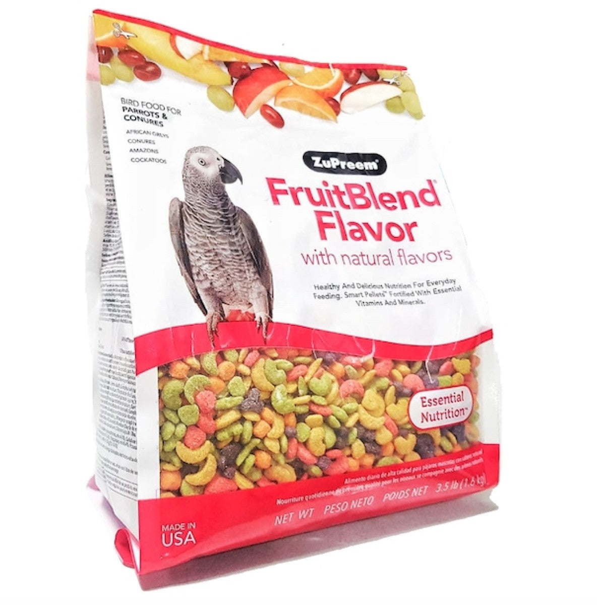 FruitBlend Flavor Medium & Large Parrot Food 3.5lb (1.59kg)