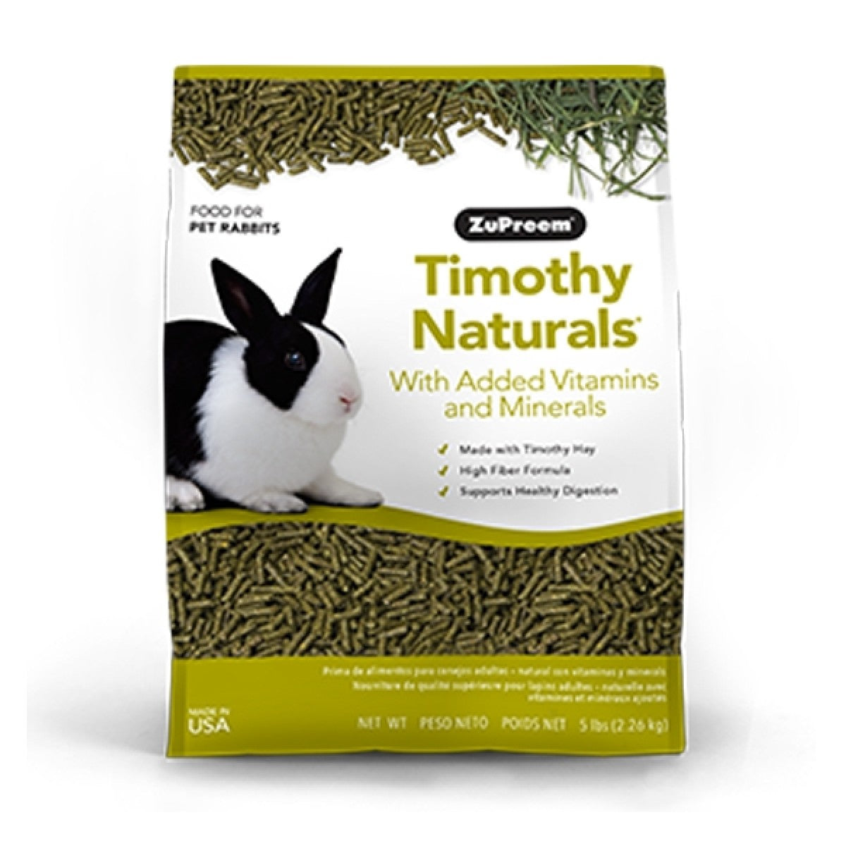 Timothy Naturals Rabbit Pellets 5lb (2.26kg)