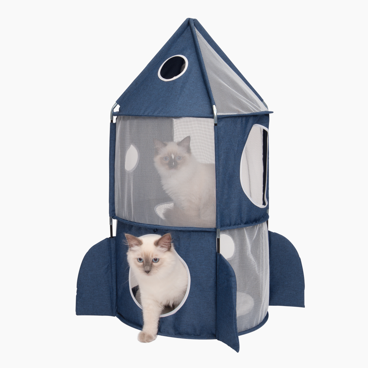 Catit Vesper Cat Tower Rocket - Blue/50x50x90 cm