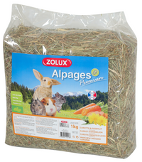 Thumbnail for PREMIUM ALPINE HAY WITH CARROT & DANDELION 1 KG