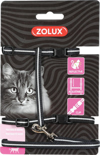 Thumbnail for CAT HARNESS & LEASH KIT - BLACK