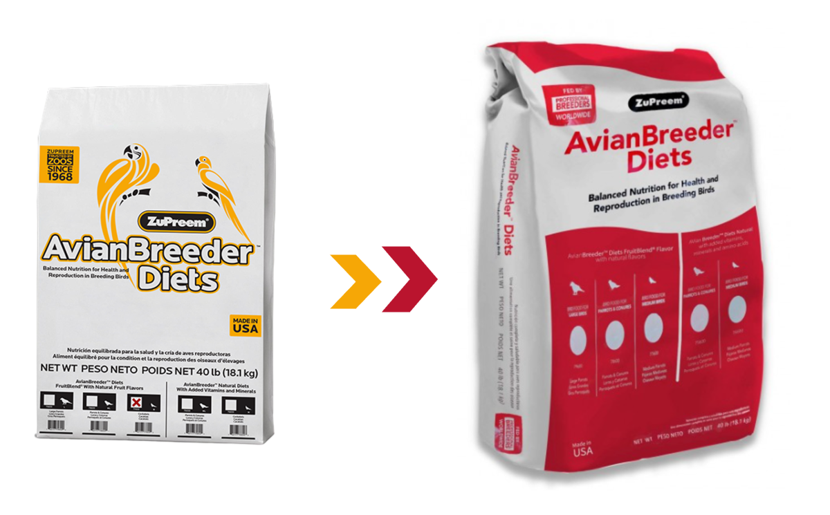 AvianBreeder FruitBlend Diet - Cockatiels 40lb (18.14kg)