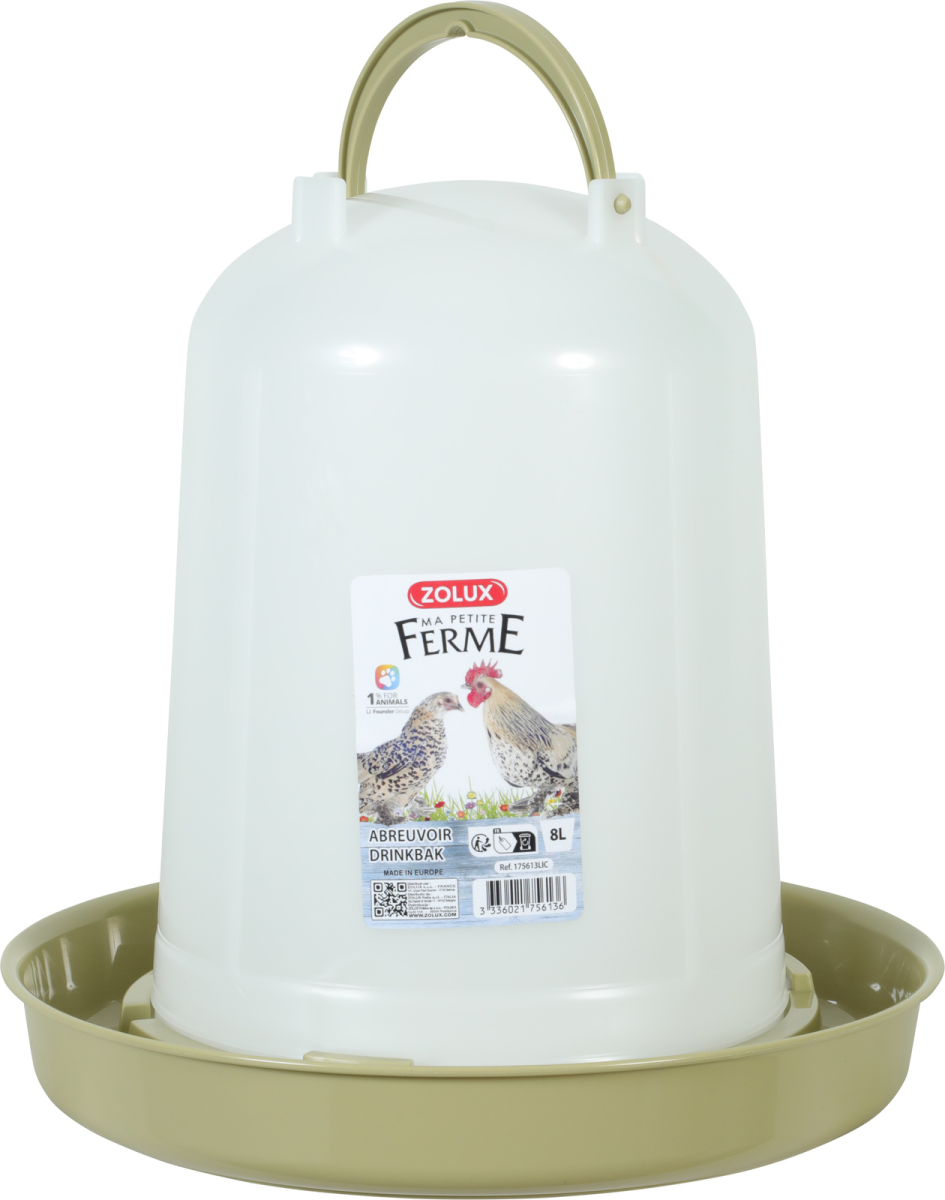 POULTRY WATER DRINKER 8L - GREEN